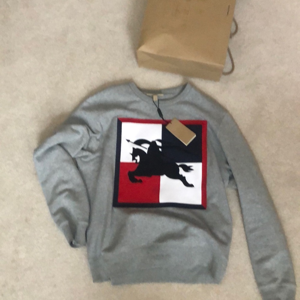 Burberry sweatshirt never worn, brand new, Large